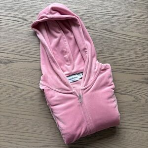 Juicy Couture Rose OG Big Bling Hoodie